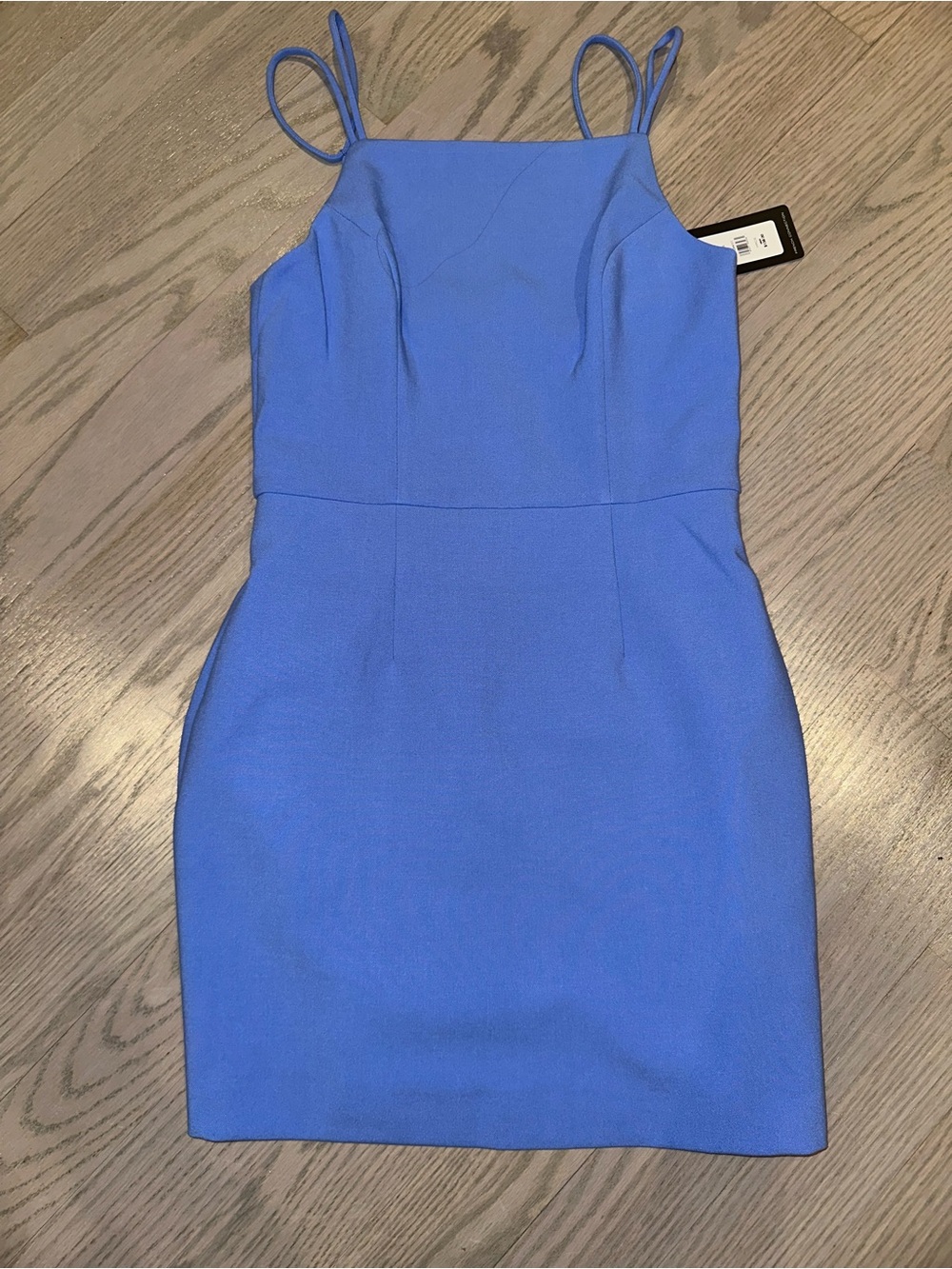 French Connection Cobalt Blue Spaghetti Strap Mini Dress